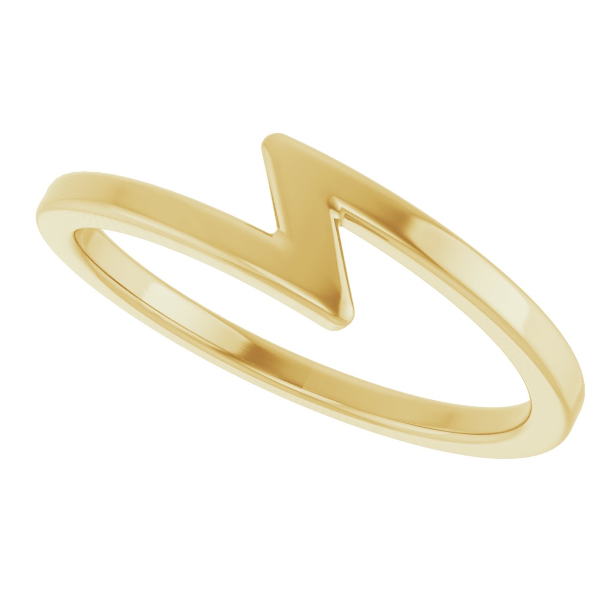 14K Yellow Stackable Ring