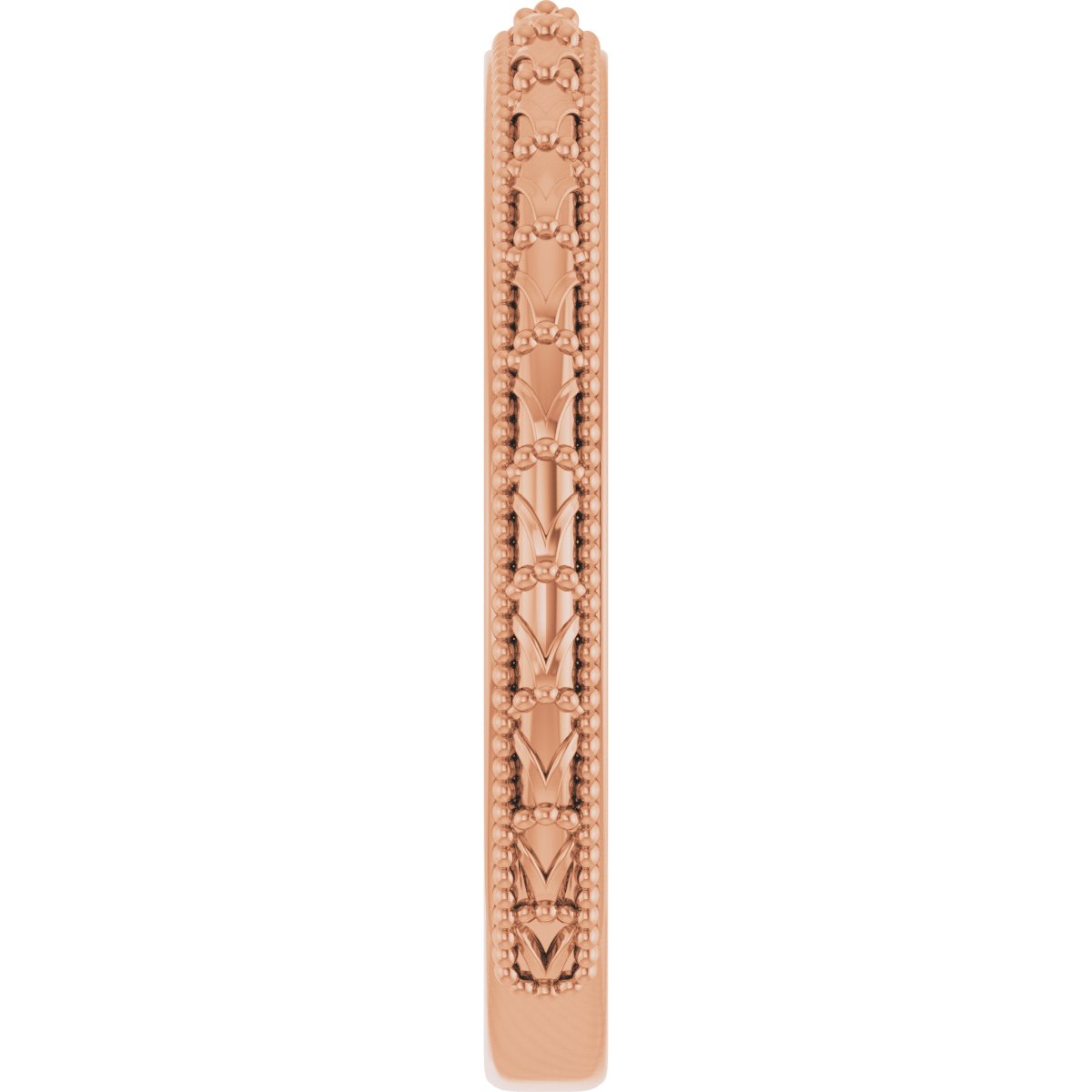 14K Rose Vintage-Style Band