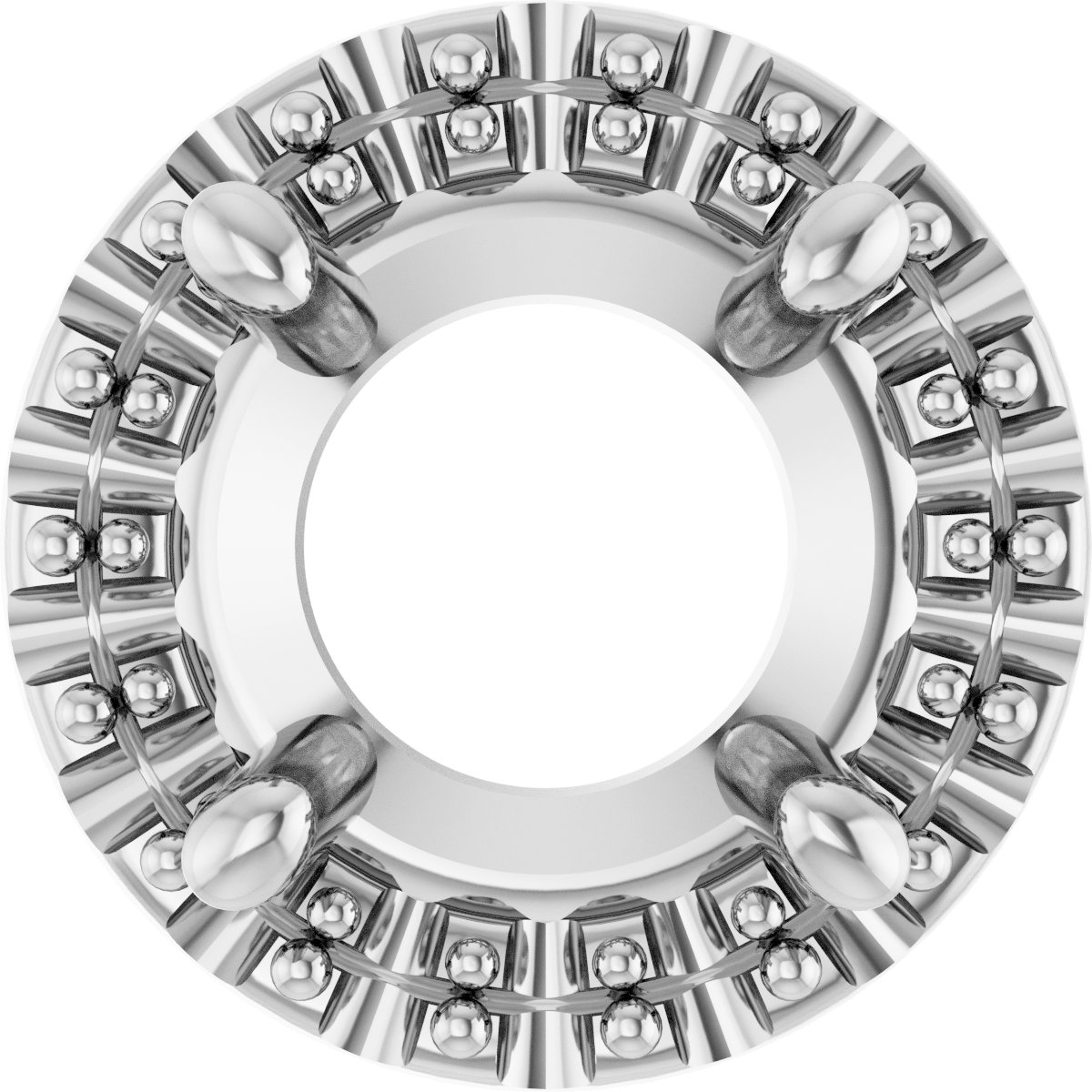 Halo-Style Pendant