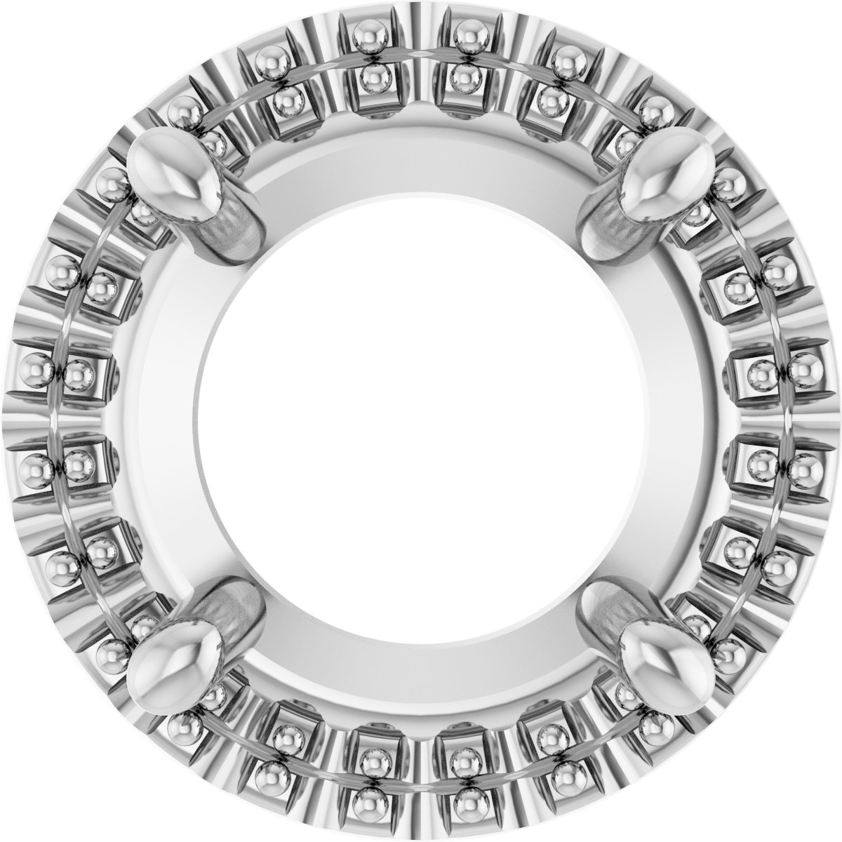 Halo-Style Pendant
