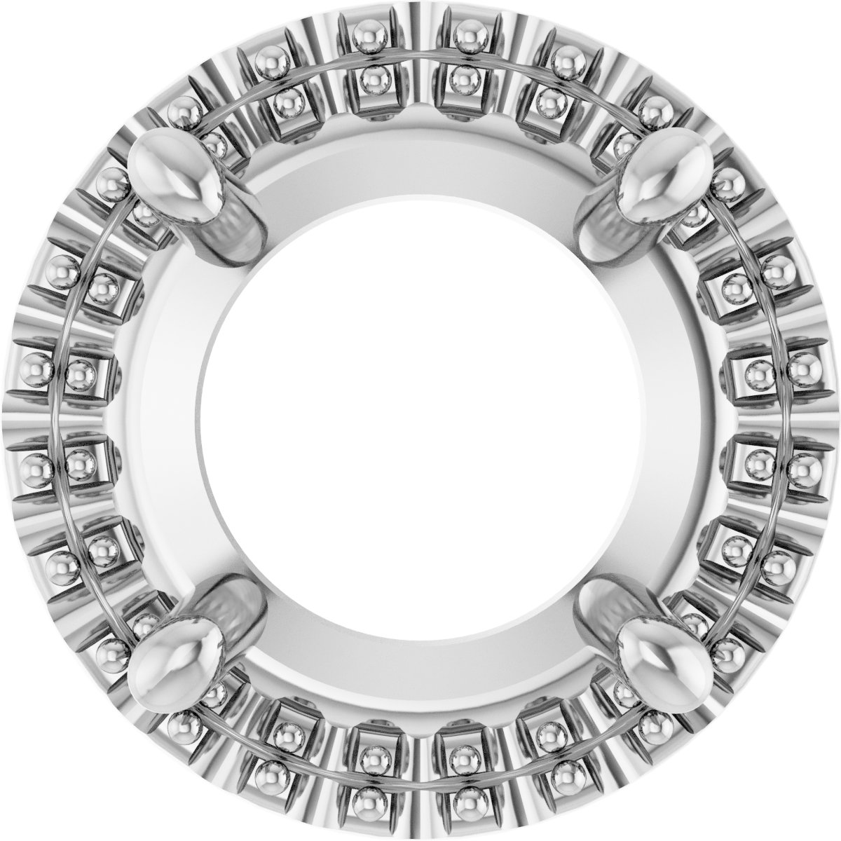 Halo-Style Pendant
