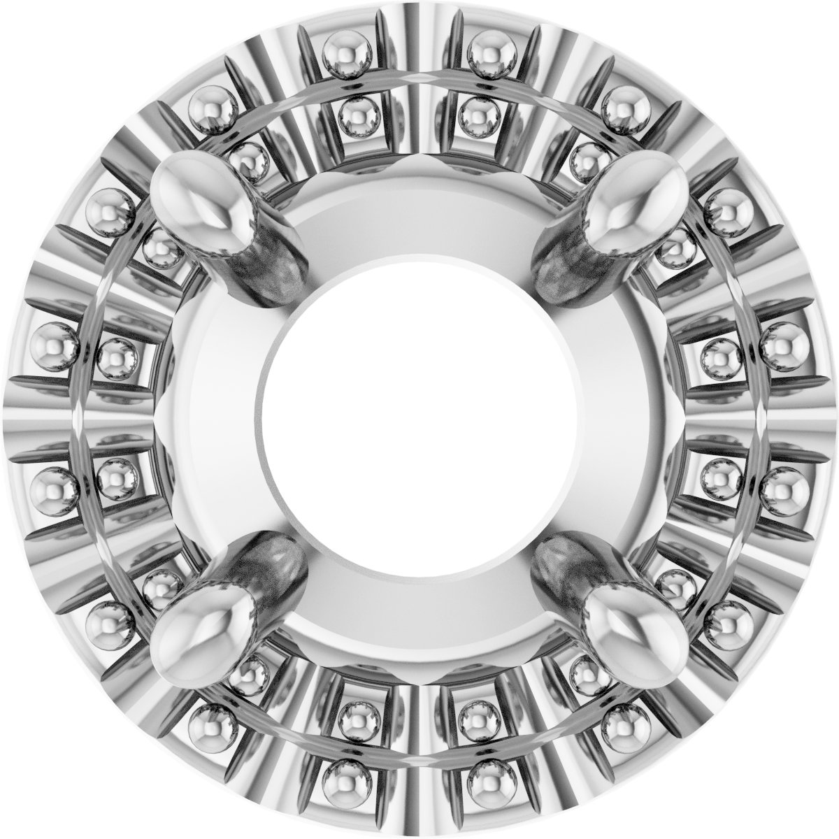 14k White Gold