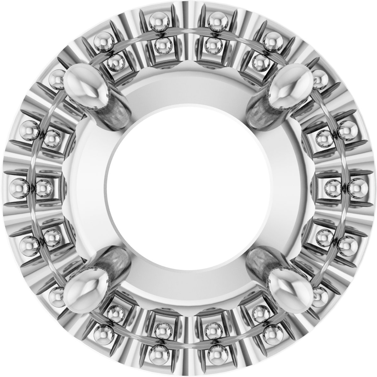 Halo-Style Pendant