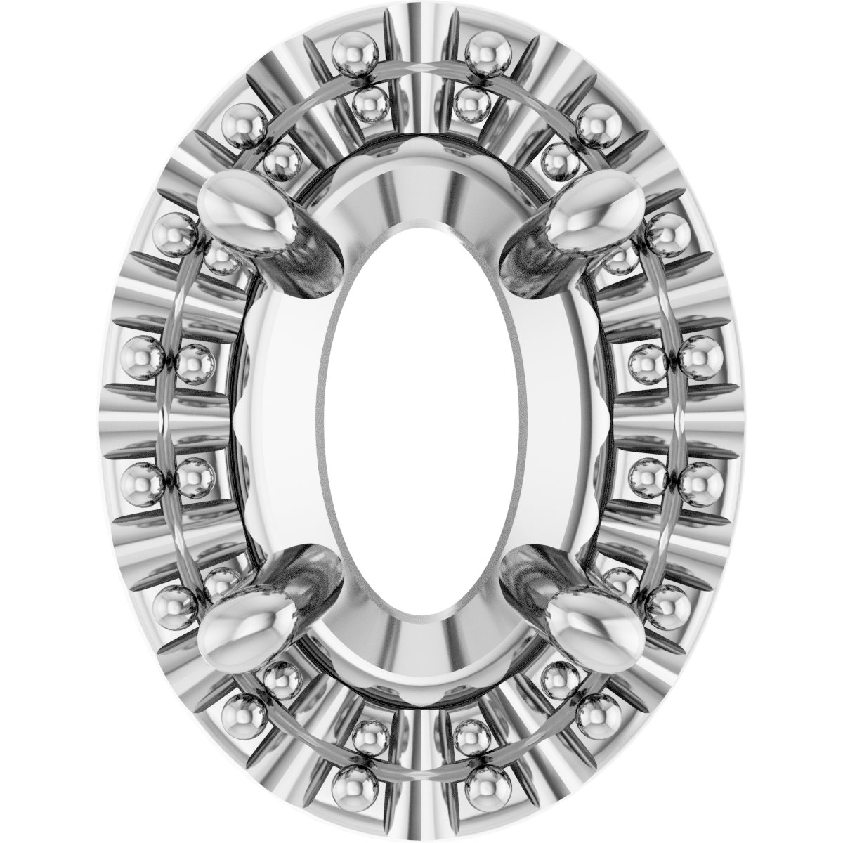 14k White Gold