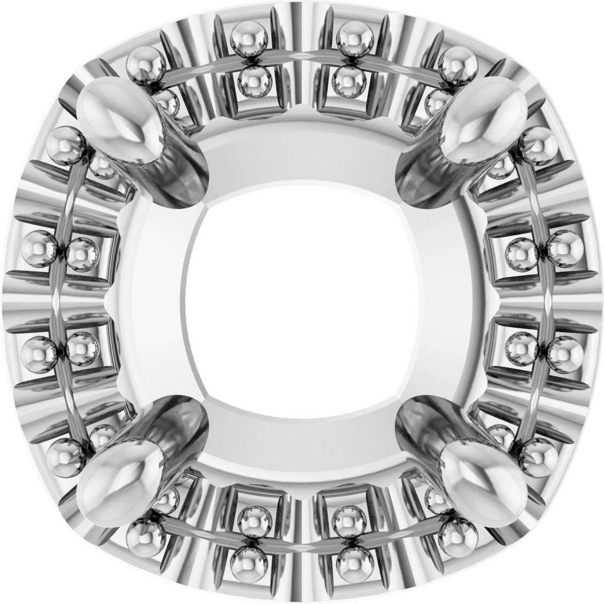 Halo-Style Pendant