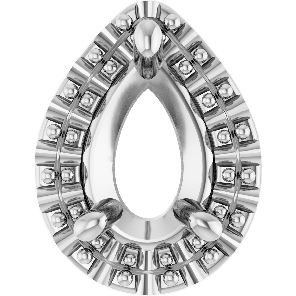 Halo-Style Pendant