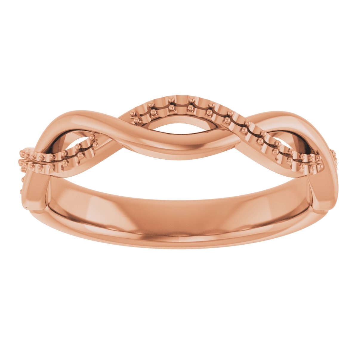 14K Rose 1/8 CTW Diamond Anniversary Band