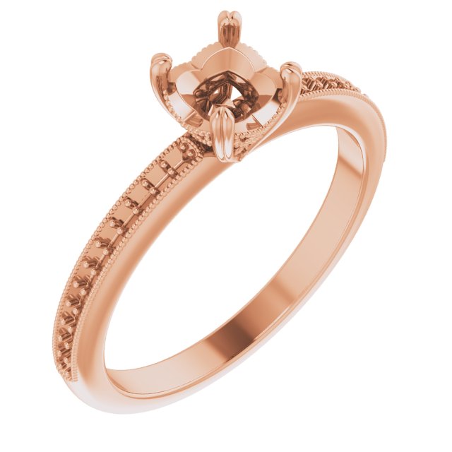 Accented Engagement Ring or Band