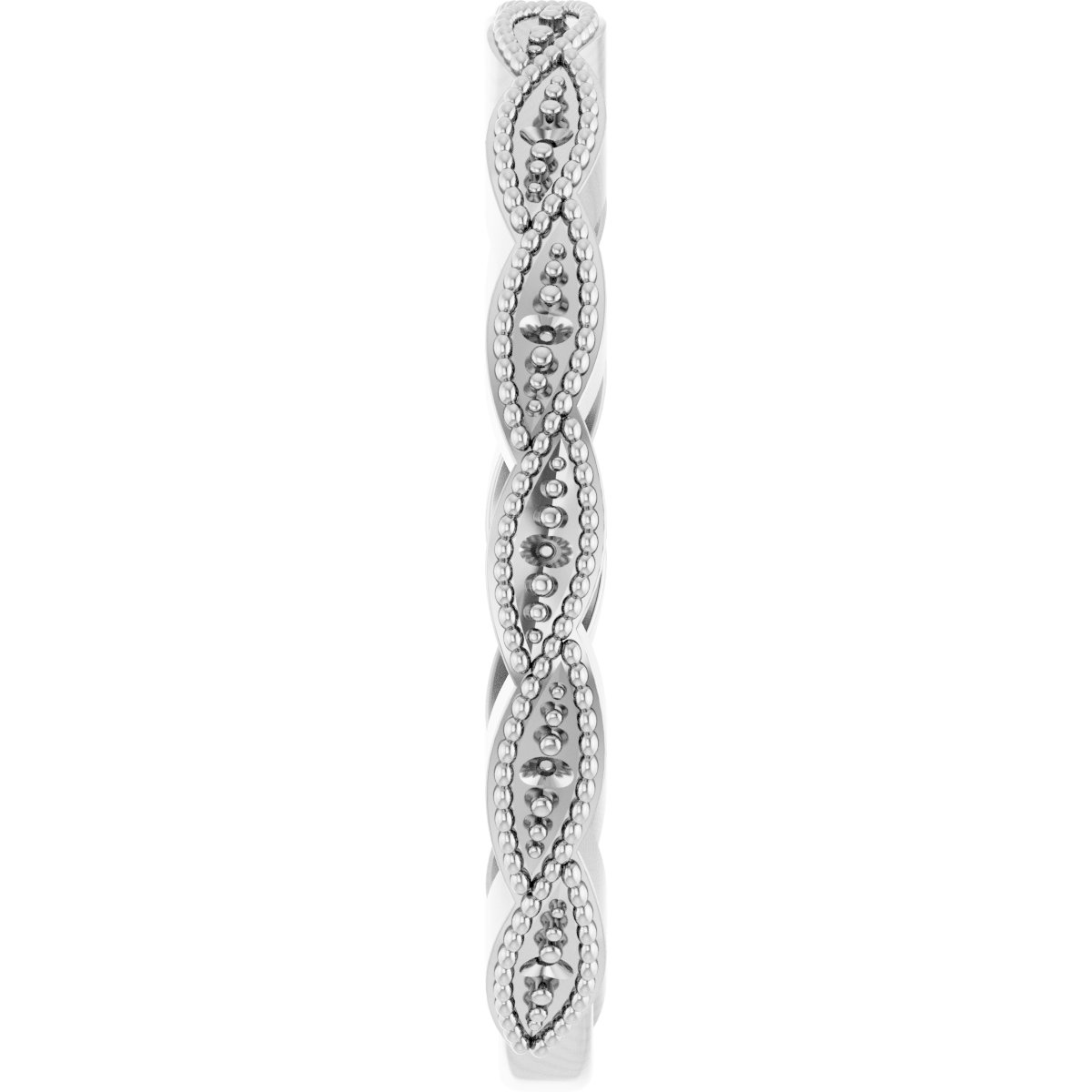 14K White .05 CTW Diamond Anniversary Band 