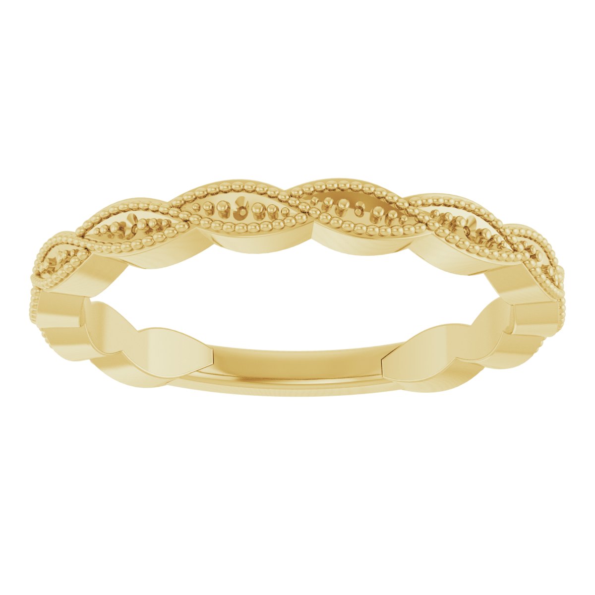 14K Yellow .05 CTW Diamond Anniversary Band