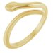 14K Yellow Snake Ring