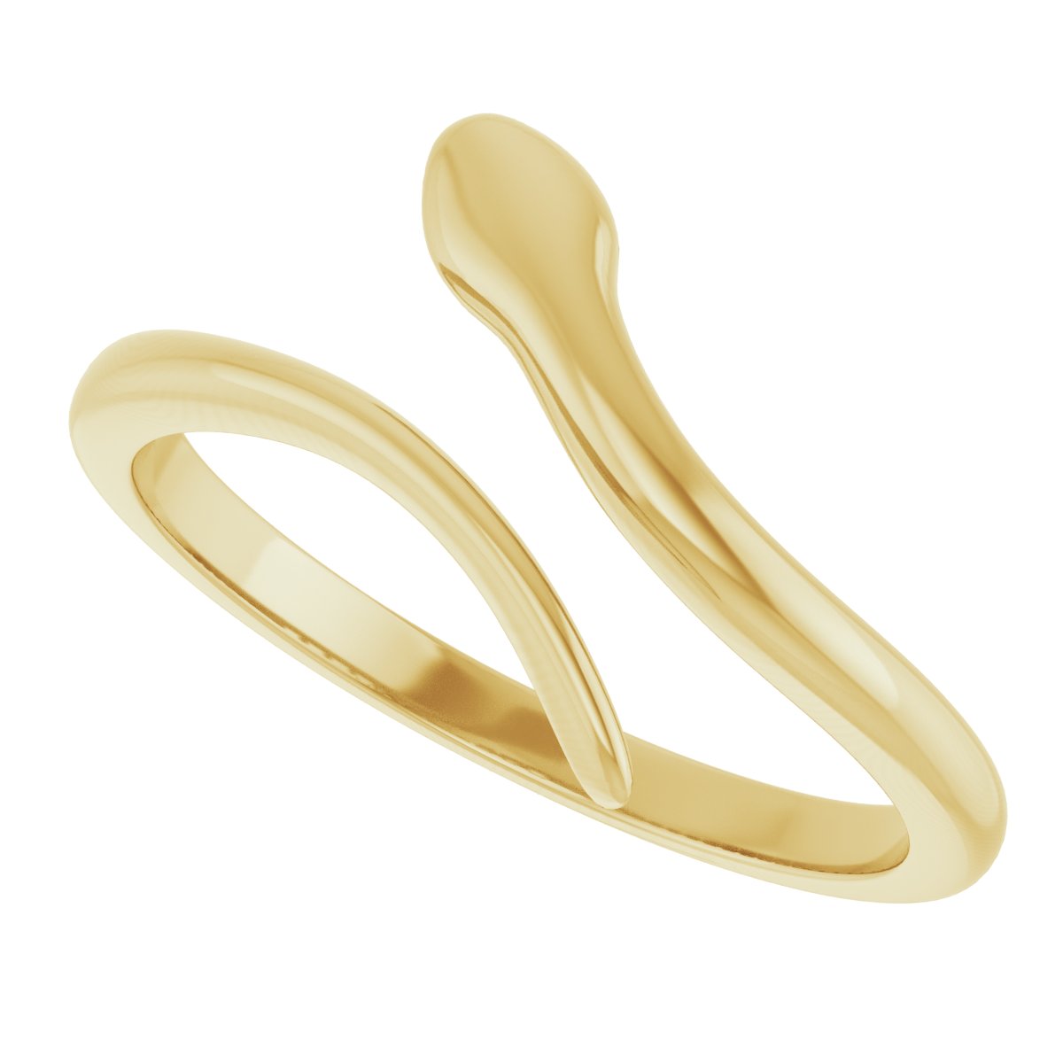 14K Yellow Snake Ring