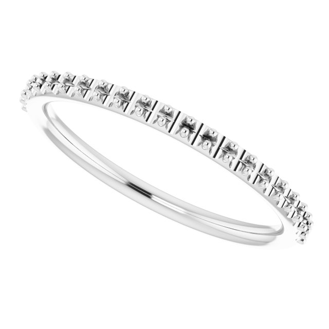 Band Mounting for 10x5 mm Marquise Ring view 5