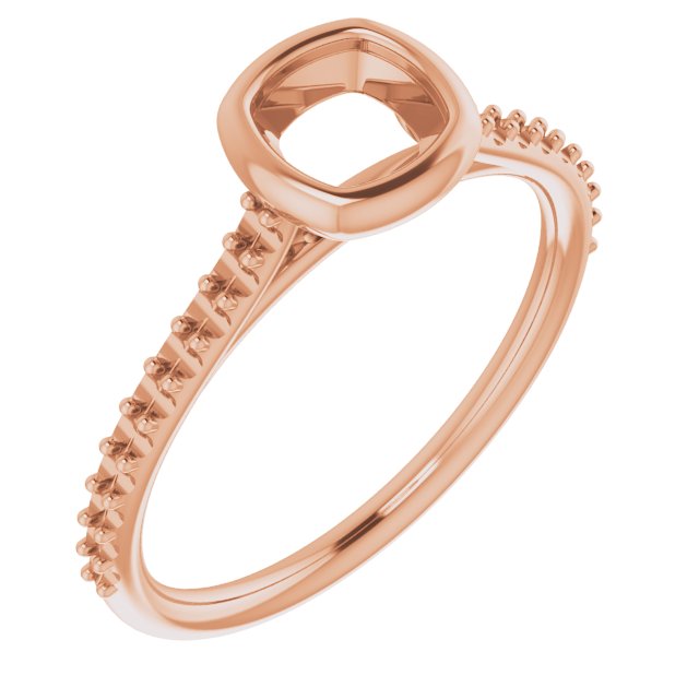 Bezel-Set Accented Engagement Ring