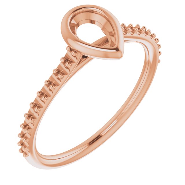 Bezel-Set Accented Engagement Ring