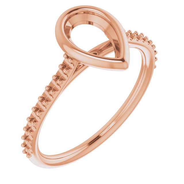 Bezel-Set Accented Engagement Ring