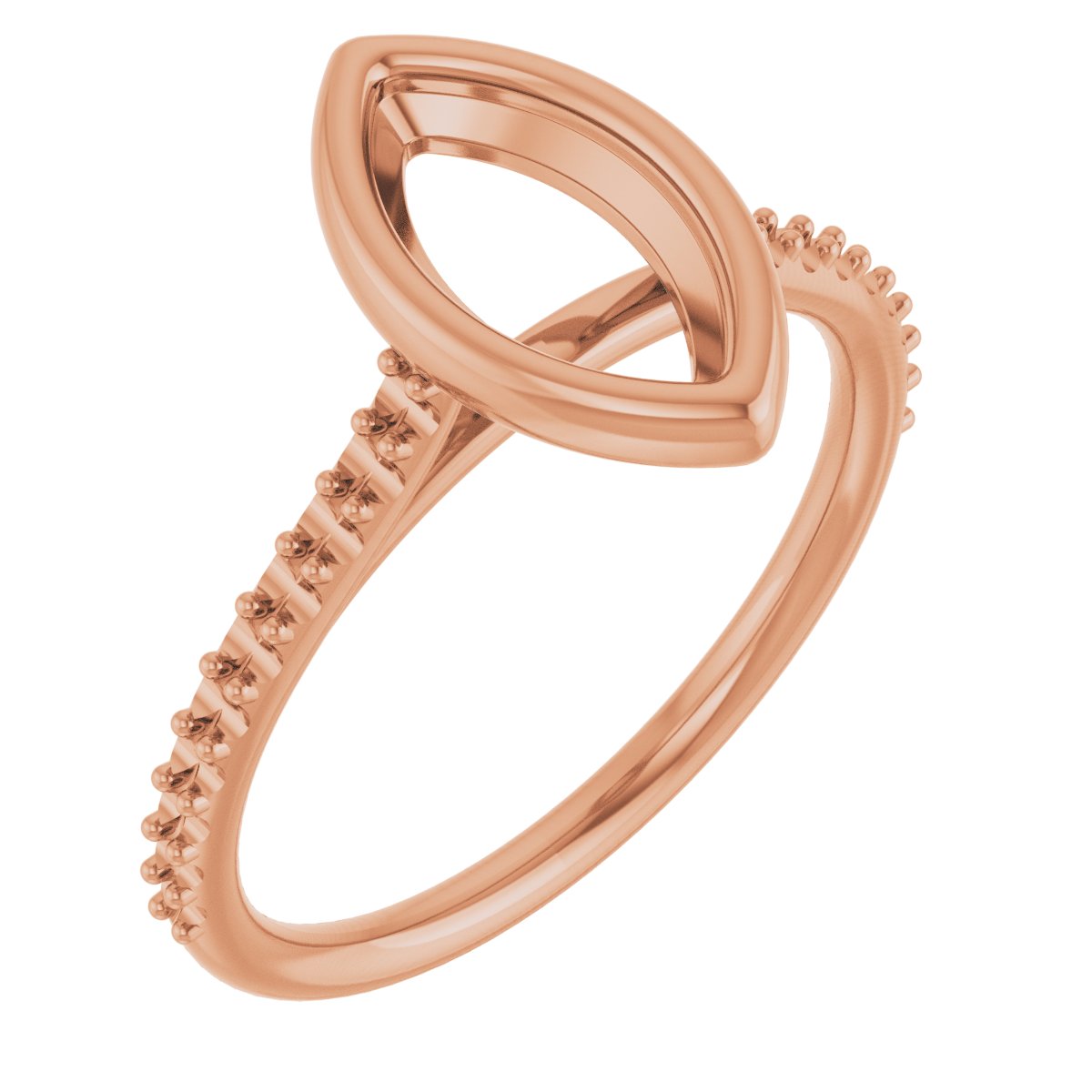Bezel-Set Accented Engagement Ring