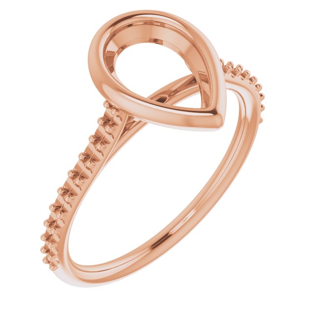 Bezel-Set Accented Engagement Ring