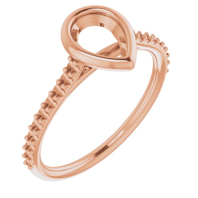 Bezel-Set Accented Engagement Ring