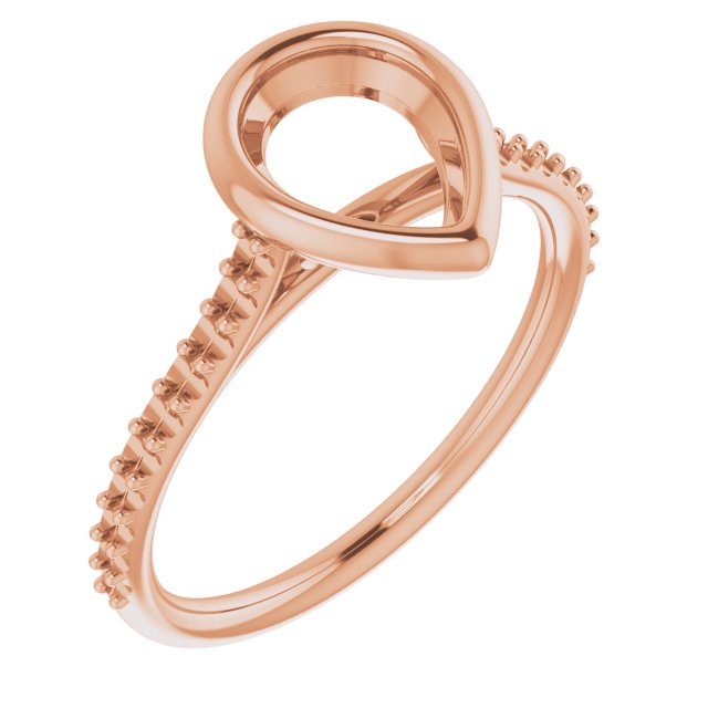 Bezel-Set Accented Engagement Ring