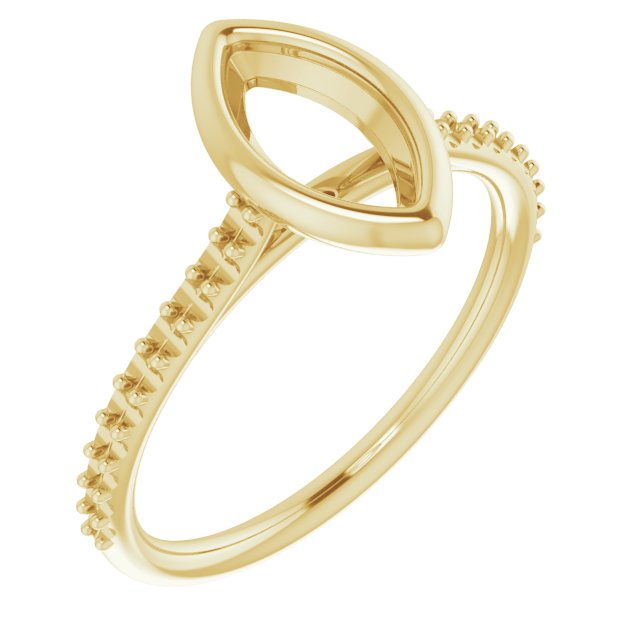 Bezel-Set Accented Engagement Ring