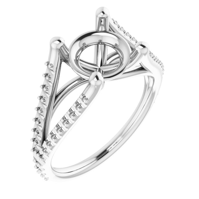 Accented Engagement Ring