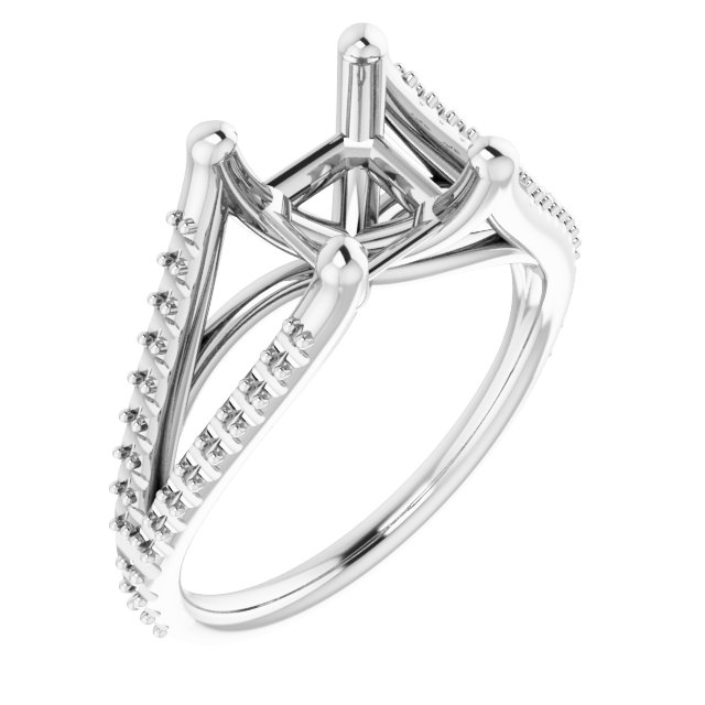 Accented Engagement Ring