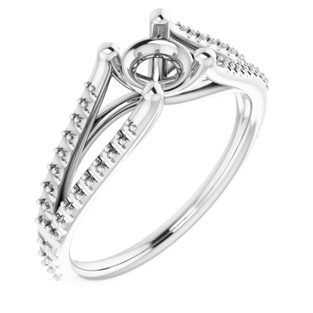 Accented Engagement Ring