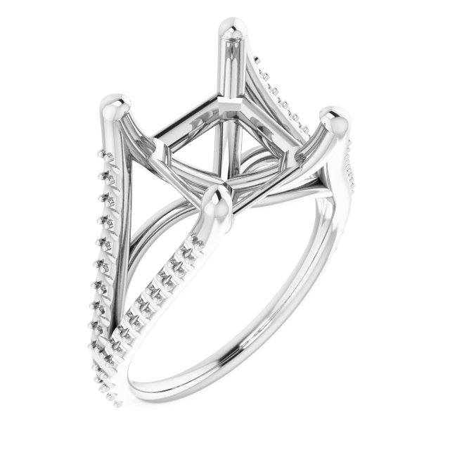 Accented Engagement Ring