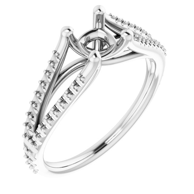 Accented Engagement Ring