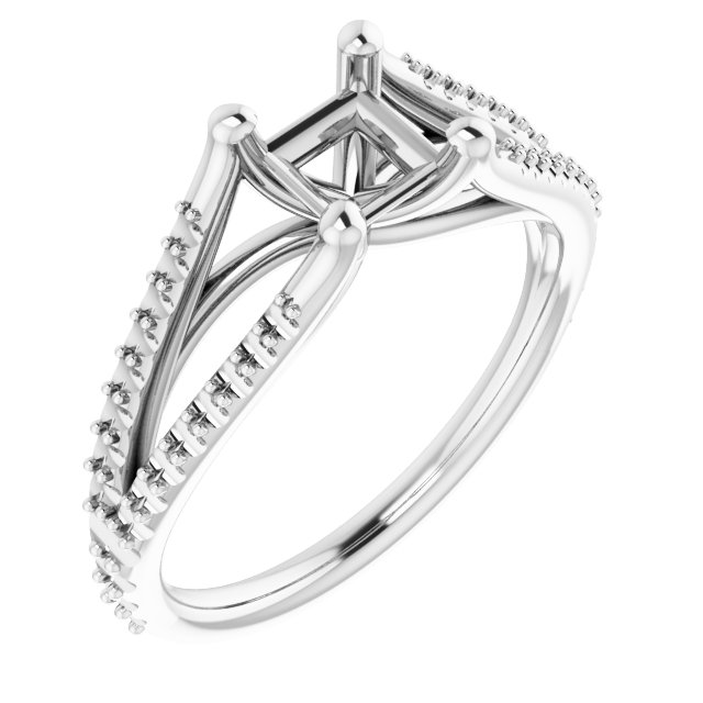 Accented Engagement Ring