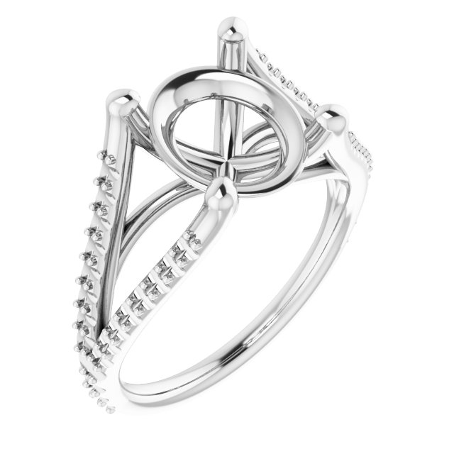Accented Engagement Ring