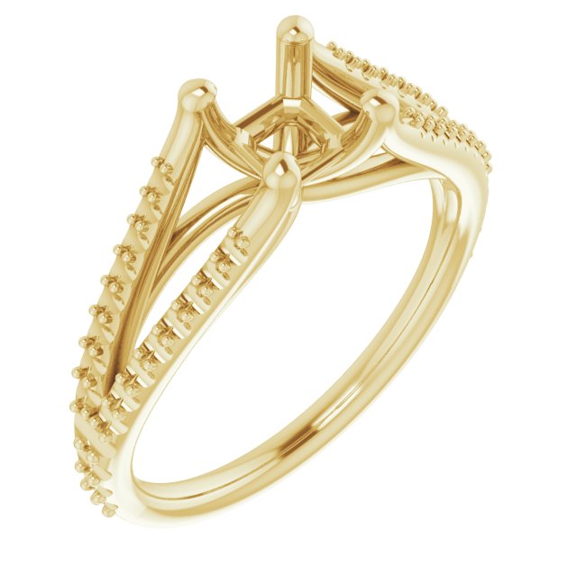 Accented Engagement Ring