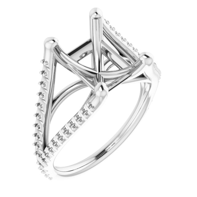 Accented Engagement Ring