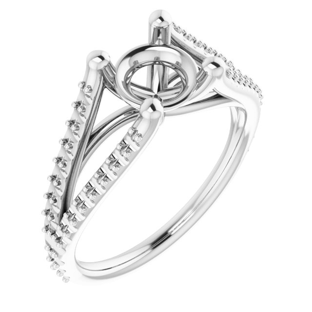 Accented Engagement Ring