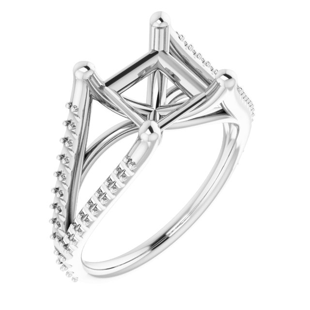 Accented Engagement Ring