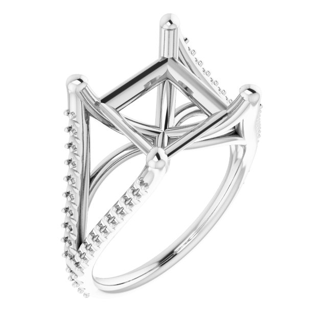Accented Engagement Ring