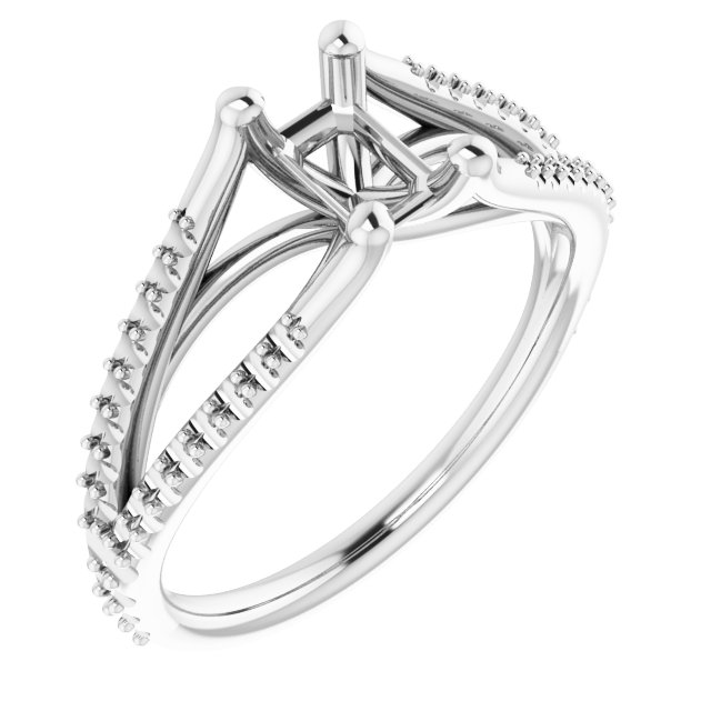 Accented Engagement Ring