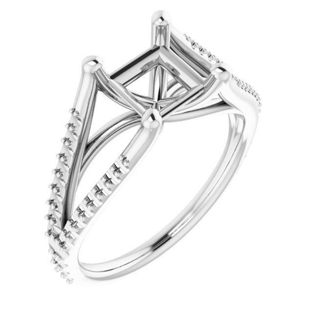 Accented Engagement Ring