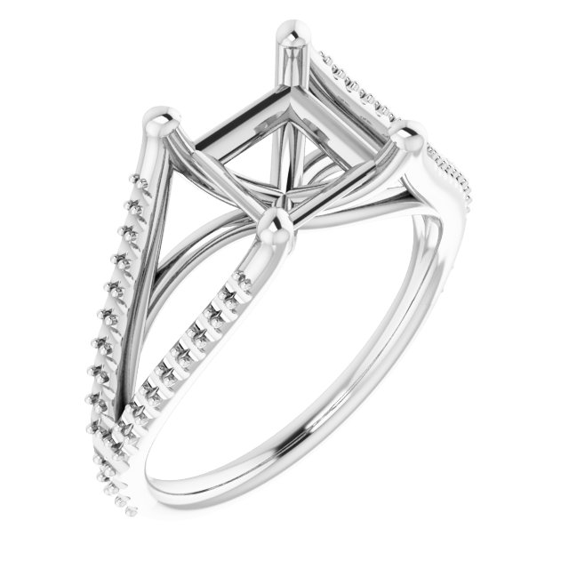 Accented Engagement Ring