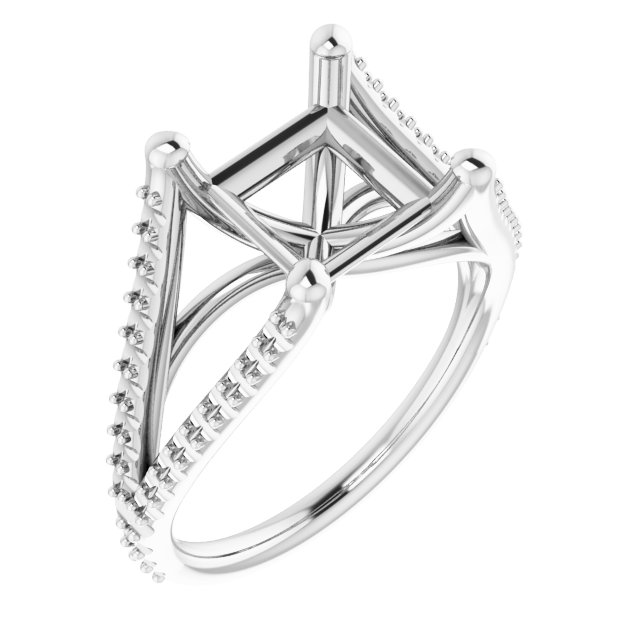 Accented Engagement Ring