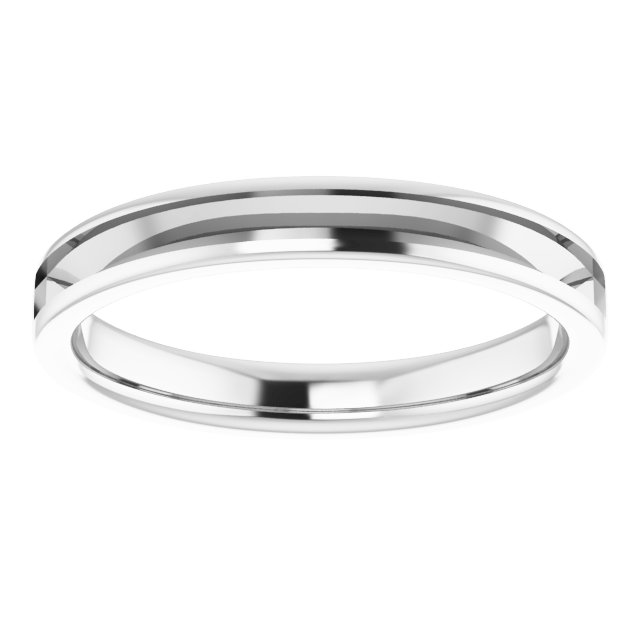 14K White 1/2 CTW Diamond Channel-Set Anniversary Band