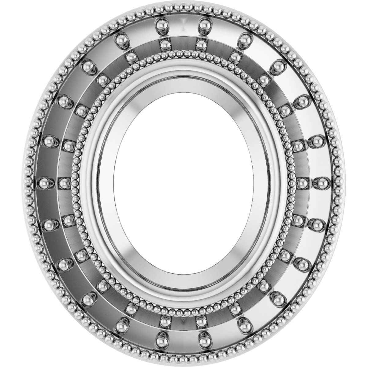 Bezel-Set Halo-Style Pendant