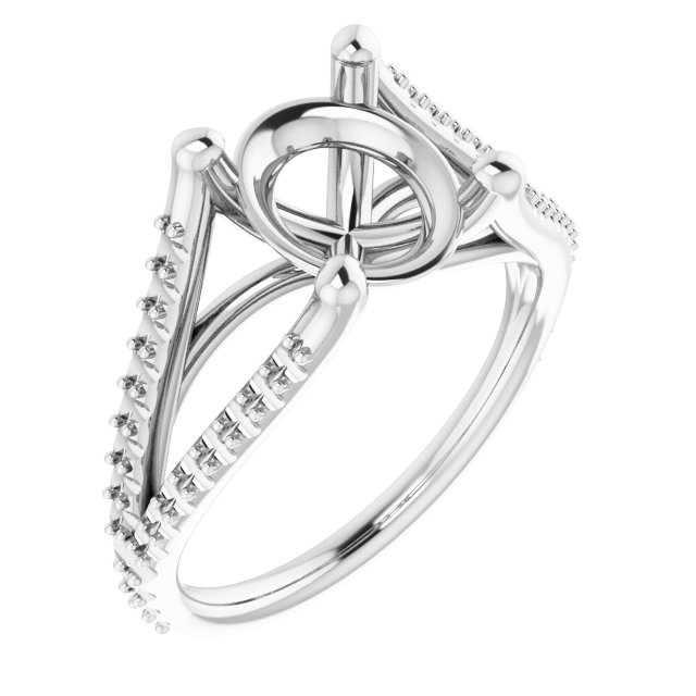 Accented Engagement Ring