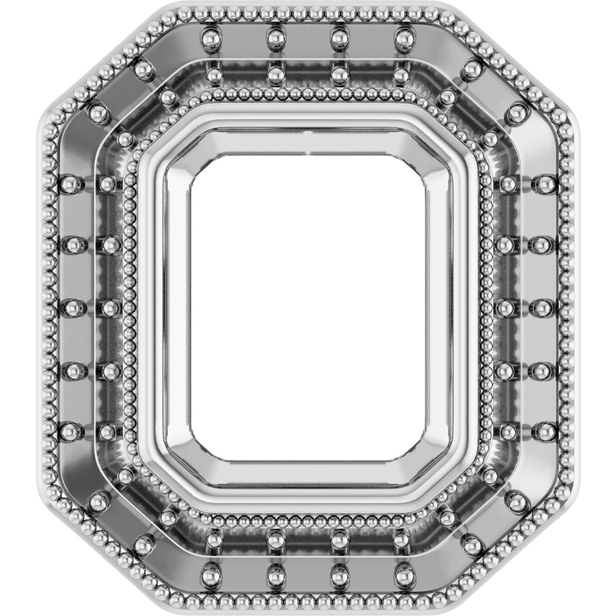 Bezel-Set Halo-Style Pendant