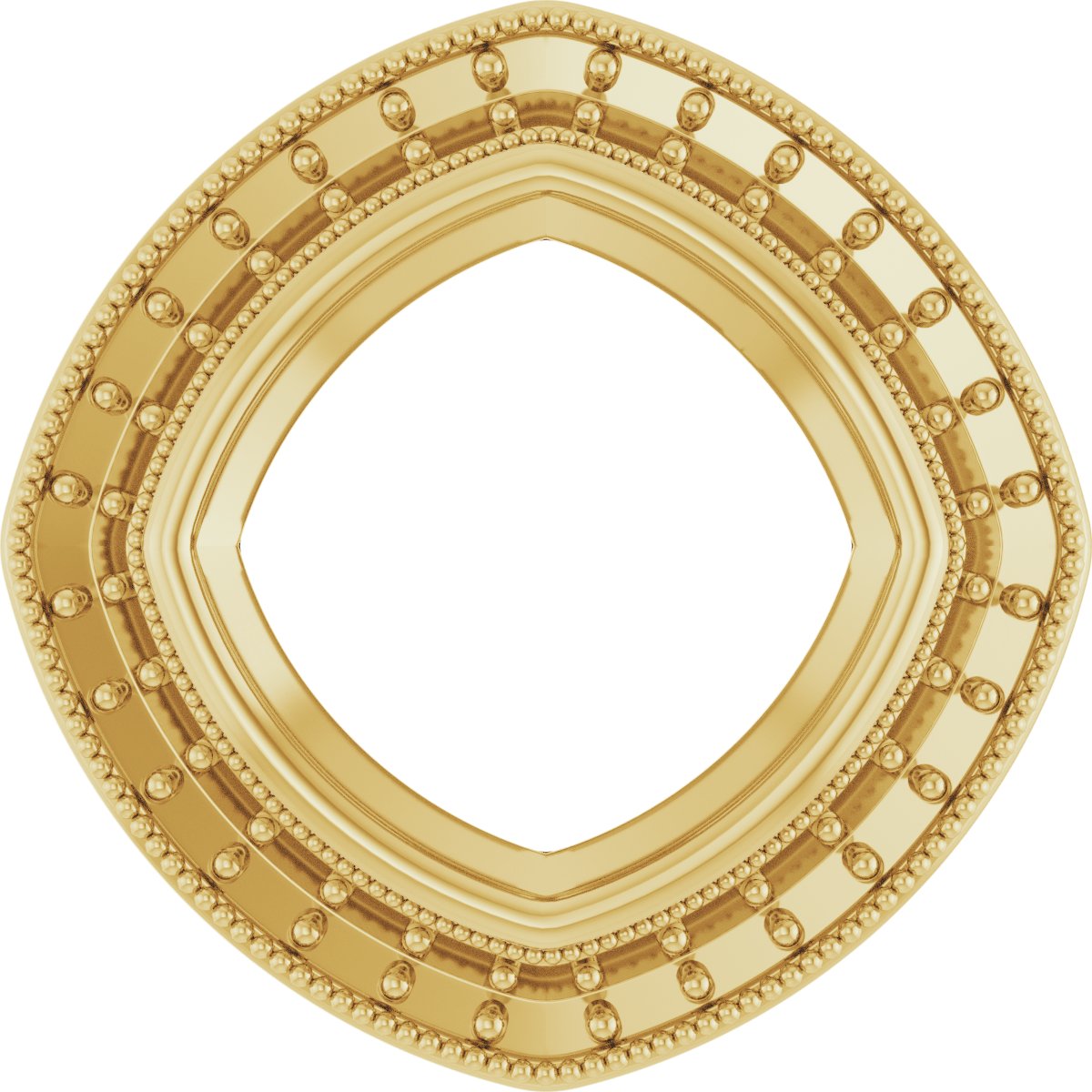 Bezel-Set Halo-Style Pendant