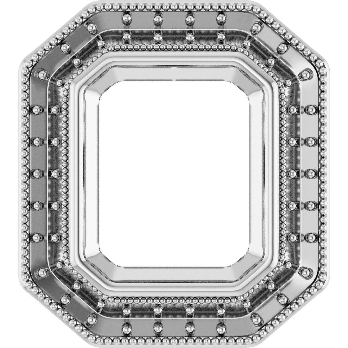 Bezel-Set Halo-Style Pendant