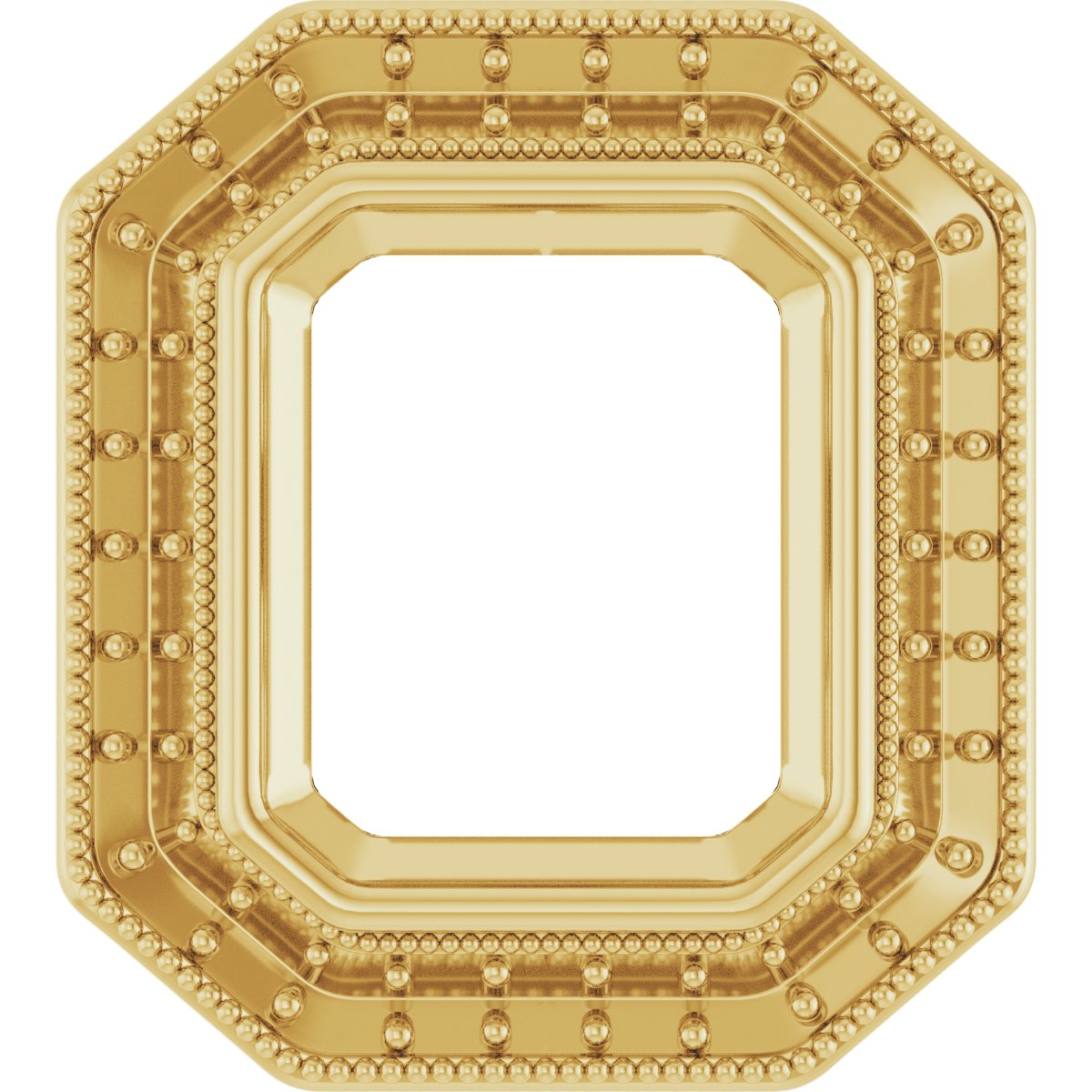 Bezel-Set Halo-Style Pendant