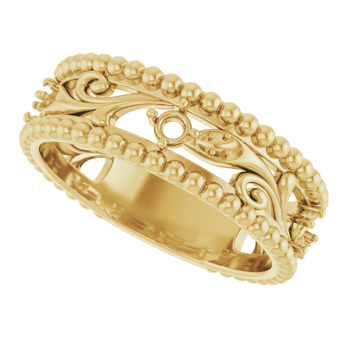 14K Yellow 1/5 CTW Diamond Anniversary Band