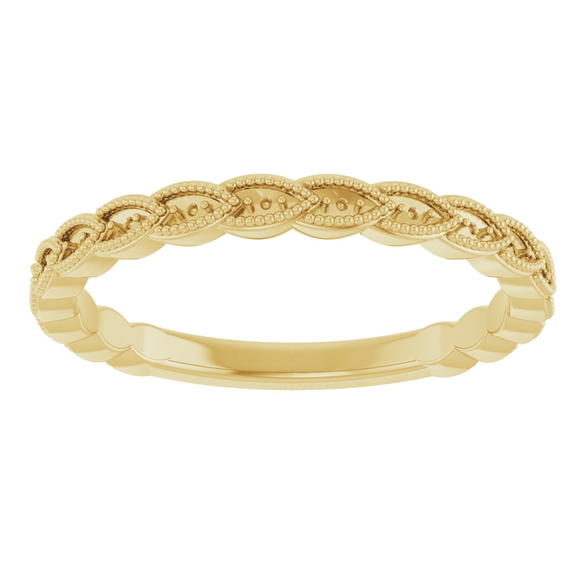 14K Yellow .08 CTW Diamond Anniversary Band